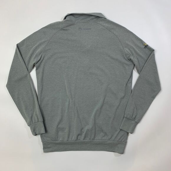 Travis Mathew Sweatshirt Mens Small Grey Quarter Zip Wickenburg Trilogy Pullover - Picture 9 of 13
